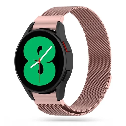 Samsung Galaxy Watch7 - TECH-PROTECT Milaneseband ”2” - mágneses rose gold fémszíj (20 mm szíj szélesség)