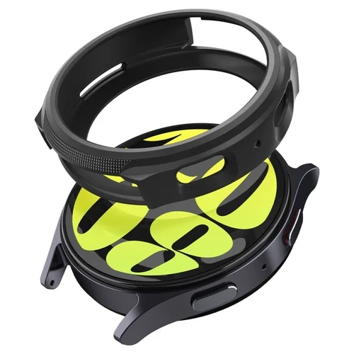 Samsung Galaxy Watch 7 (44 mm) okosóra tok - SPIGEN LIQUID AIR fekete szilikon tok