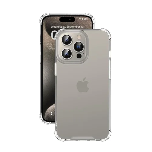 iPhone 16 Pro Max telefontok - ütésálló átlátszó hátlap tok ﻿