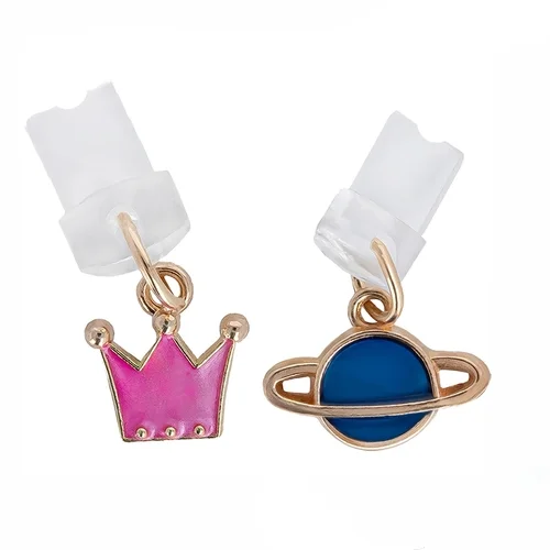 Medál telefonra - korona / bolygó minta (Type-C töltőporthoz)