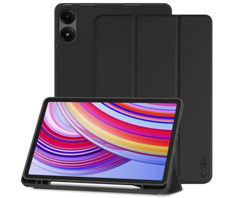 Tablettok Xiaomi Redmi Pad Pro (12,1 coll) - fekete smart case, ceruza tartóval