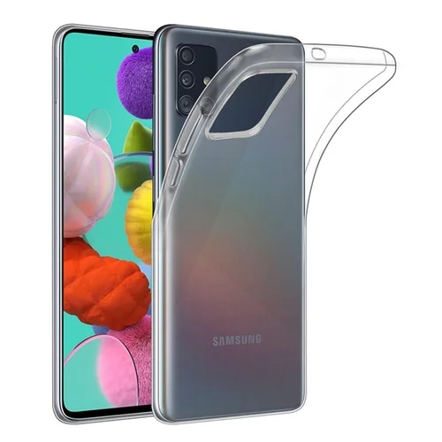 Samsung Galaxy A51 telefontok - 2mm-es átlátszó szilikon hátlap tok ﻿