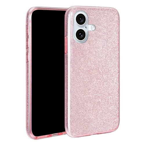 iPhone 16 telefontok - Pink Shiny hátlap tok 