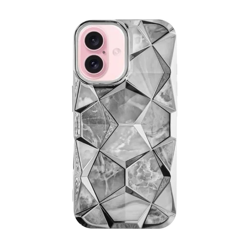 iPhone 16 telefontok - Fekete TWINKI hátlap tok