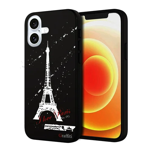 iPhone 16 telefontok - Graffiti No.183 mintás szilikon tok