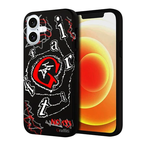 iPhone 16 telefontok - Graffiti No.193 mintás szilikon tok