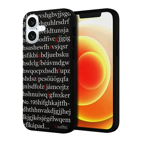 iPhone 16 - Graffiti No.195 mintás szilikon tok