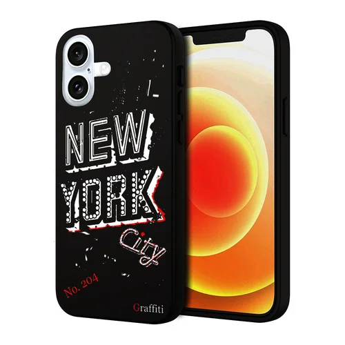 iPhone 16 telefontok - Graffiti No.204 mintás szilikon tok
