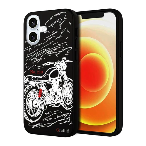 iPhone 16 telefontok - Graffiti No.210 mintás szilikon tok 