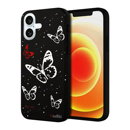 iPhone 16 telefontok - Graffiti No.213 mintás szilikon tok