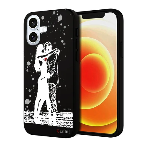 iPhone 16 Plus Telefontok - Graffiti No.186 mintás szilikon tok