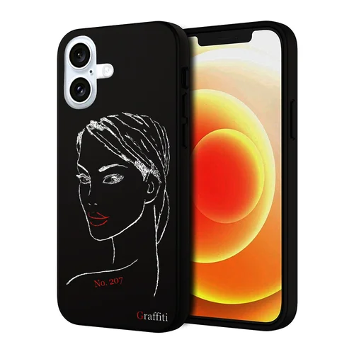 iPhone 16 Plus telefontok - Graffiti No.207 mintás szilikon tok ﻿ 