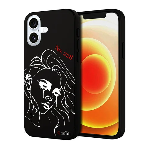 iPhone 16 Plus telefontok - Graffiti No.228 mintás szilikon tok