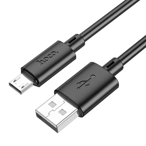 HOCO X88 kábel - USB / MicroUSB fekete kábel, 2,4A