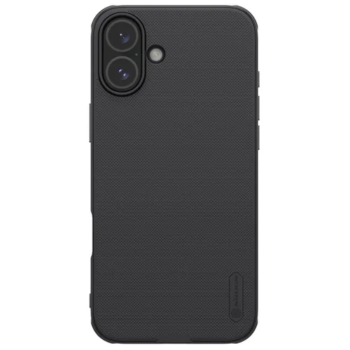 iPhone 16 telefontok - Nillkin Super Frosted - fekete hátlap tok
