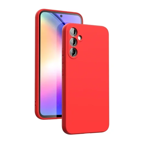 Telefontok Samsung Galaxy A16 4G / 5G - piros szilikon hátlap tok