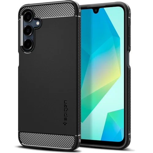 Telefontok Samsung Galaxy A16 4G / 5G - SPIGEN Rugged Armor fekete tok