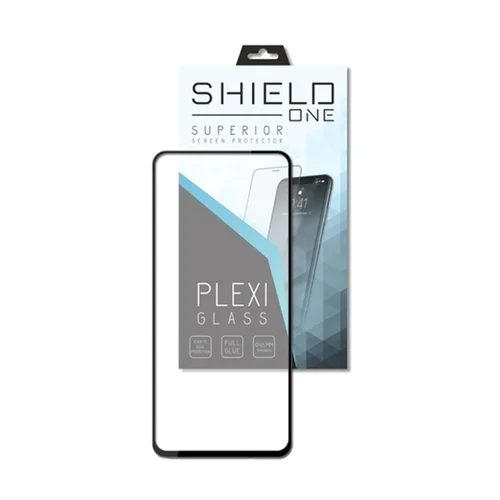 Samsung Galaxy S21 plexi fólia - ShieldOne plexi kijelzővédő fólia, fekete kerettel
