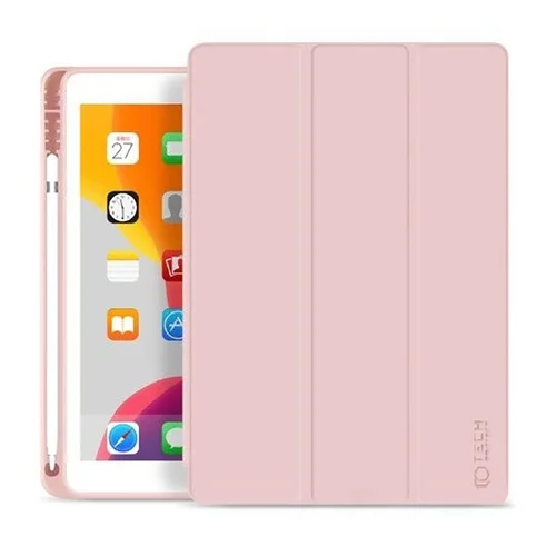 Tablettok iPad 2019 10.2 (iPad 7) - pink smart case, ceruza tartóval