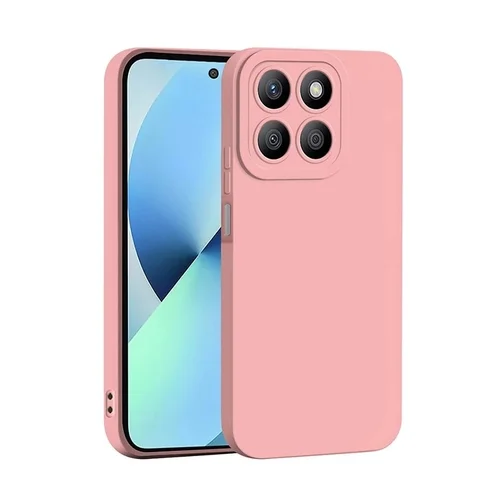 Honor X6b telefontok - PASTEL - púder pink szilikon hátlap tok