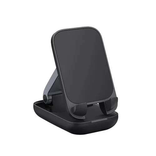 Baseus Seashell - univerzális asztali telefon tartó állvány, fekete
