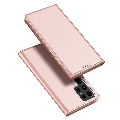 Telefontok Samsung Galaxy S25 Ultra - Dux Ducis rose gold könyvtok