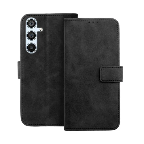 Samsung Galaxy S25+ (S25 Plus) - Forcell Tender - fekete ráhajtófüles könyvtok