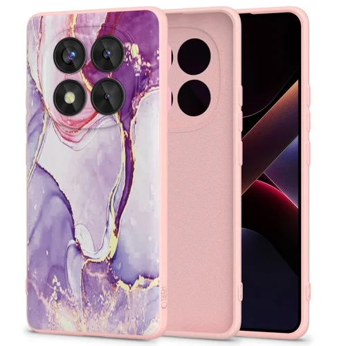Xiaomi Poco X7 5G telefontok - Pink marble hátlap tok