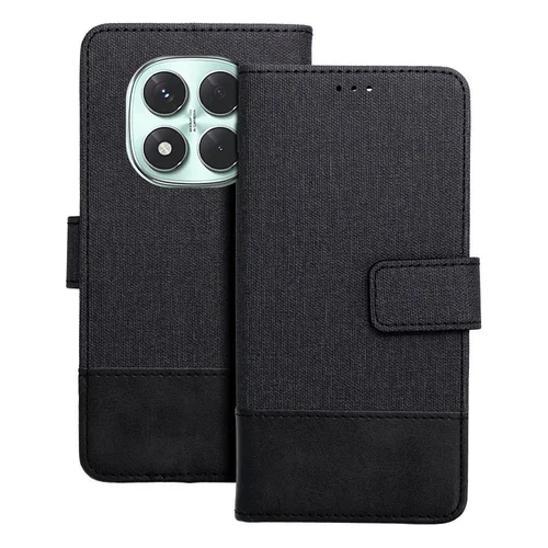 Xiaomi Redmi Note 14 Pro 5G telefontok - Jeans - fekete ráhajtófüles könyvtok