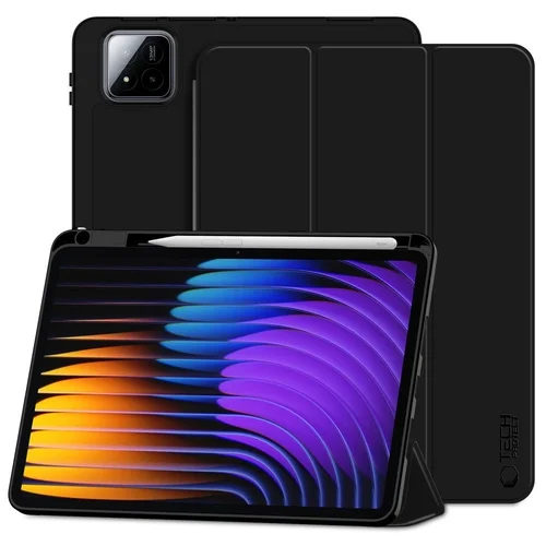 Tablettok XIAOMI PAD 7 / PAD 7 PRO (11,2 coll) - fekete smart case tablet tok, ceruza tartóval