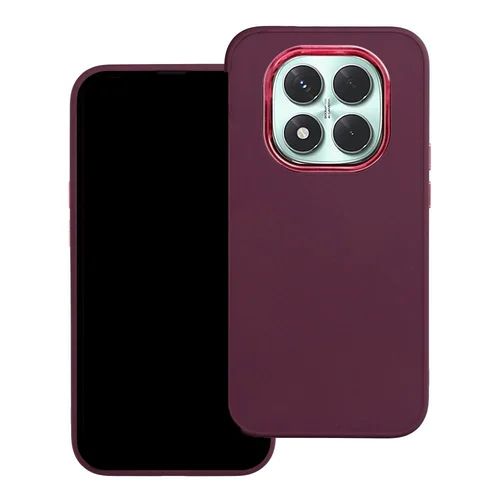 Xiaomi Redmi Note 14 Pro+ 5G telefontok - Frame - lila műanyag hátlap tok, szilikon kerettel