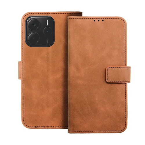 Xiaomi Redmi Note 14 5G telefontok - Forcell Tender - barna ráhajtófüles könyvtok