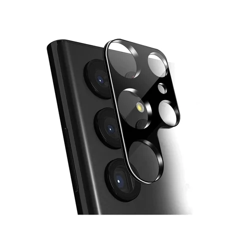 Samsung Galaxy S25 Ultra üvegfólia - kamera fekete üvegfólia (3D)