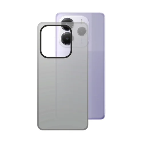 Xiaomi Redmi Note 14 5G telefontok - Sappy - áttetsző szürke, műanyag hátlap tok