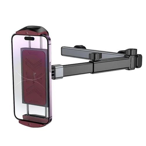 Hoco H69 tablettartó - fejtámlára rögzíthető, fekete/bordó telefon és tablet tartó (4,5