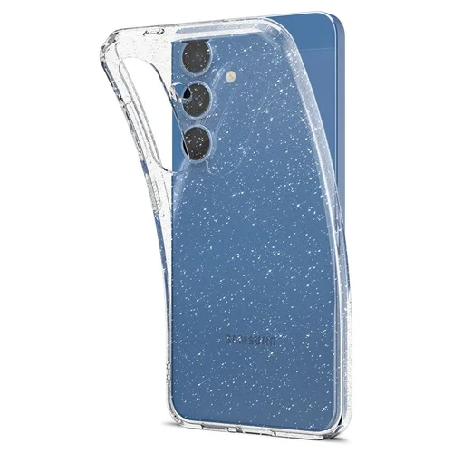Samsung Galaxy S25 telefontok - SPIGEN Liquid Crystal Glitter - átlátszó hátlap tok