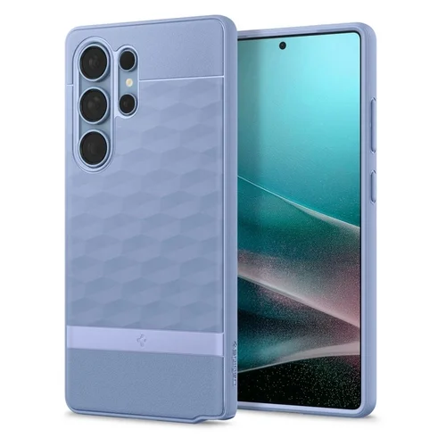 Telefontok Samsung Galaxy S25 Ultra - SPIGEN Parallax - lila szilikon hátlap tok