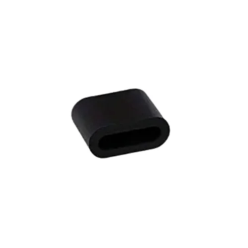 Porvédő kupak - Type-C (USB-C) csatlakozóra - fekete, szilikon (5db)