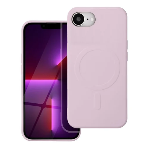 Telefontok iPhone 16e - MagSafe kompatibilis pink szilikon hátlap tok