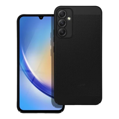 Telefontok Samsung Galaxy A36 5G - BREEZY - fekete műanyag hátlap tok