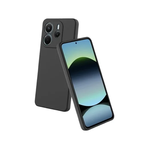 Telefontok Xiaomi Redmi Note 14 4G / LTE - fekete szilikon hátlap tok