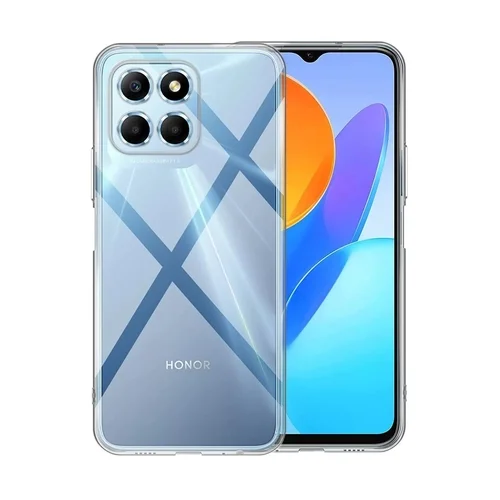 Telefontok Honor X6b - 2mm-es átlátszó szilikon hátlap tok 