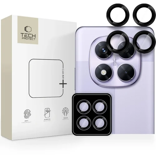 Xiaomi Poco X7 5G - kamera üvegfólia fekete kerettel