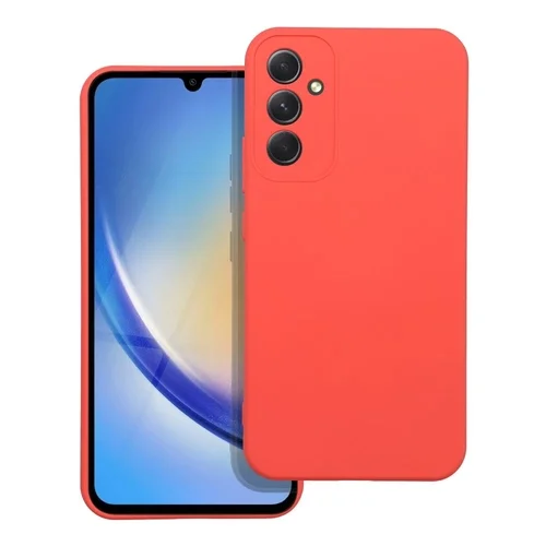 Samsung Galaxy A36 5G - korallpiros szilikon hátlap tok ﻿