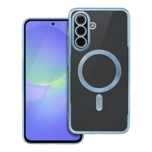 Samsung Galaxy A36 5G telefontok - ELECTRO MAG - MagSafe kompatibilis átlátszó/kék hátlap tok
