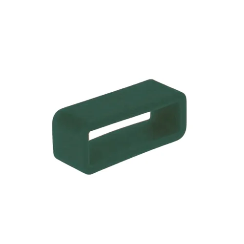 Okosóra szíj bújtató - 20 mm széles, zöld szilikon (1db)