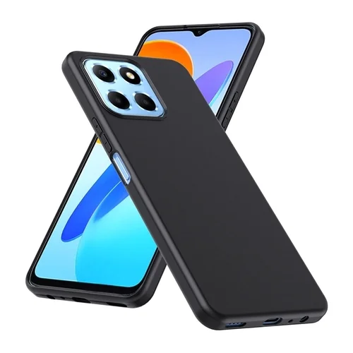 Telefontok Honor X8c - fekete szilikon hátlap tok