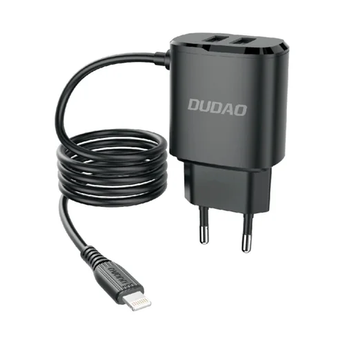 Dudao A2ProL - Lightning kábeles hálózati töltőfej + 2USB port