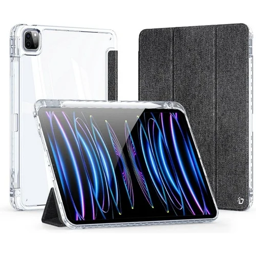 Tablettok iPad Pro 11 2024 (5. Gen, 11 coll) - DUX DUCIS UNID fekete ütésálló tok, ceruzatartóval