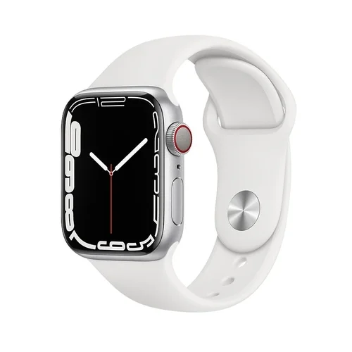 Apple Watch 38 / 40 / 41 mm okosóra szíj - F- Design FS01 - fehér szilikon szíj